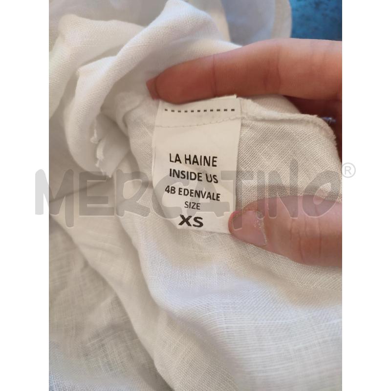 VESTITO DONNA BIANCO LA HAINE INSIDE US | Mercatino dell'Usato Roma montemario 3