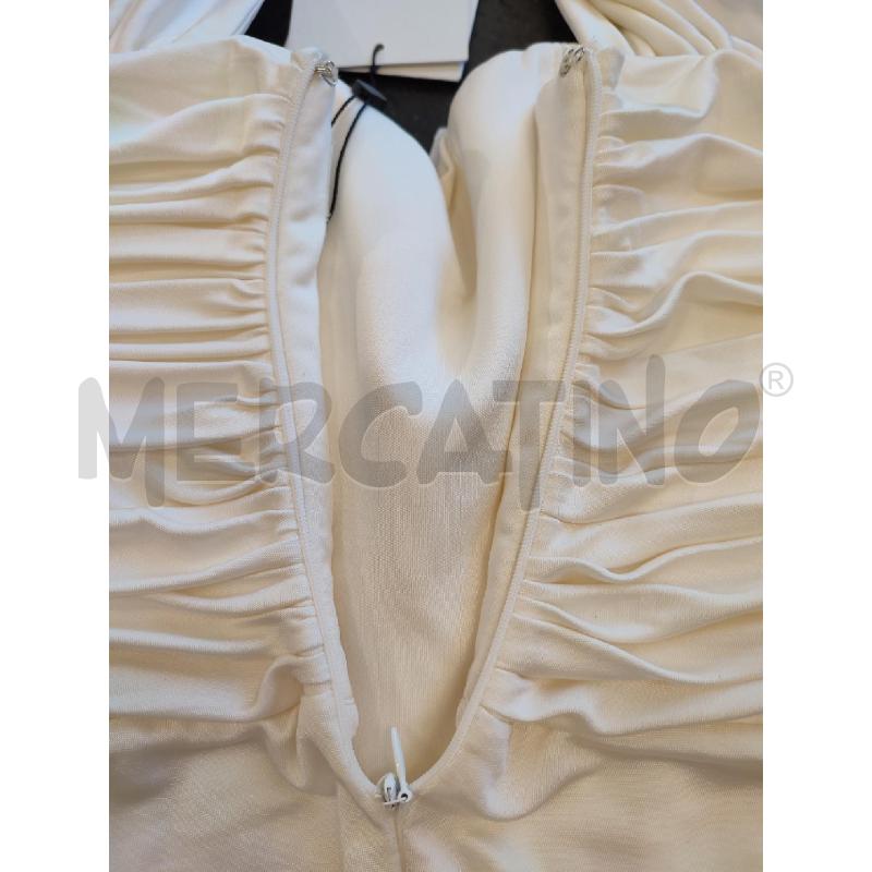 VESTITO DONNA BIANCO NEW ARRIVALS ZIP ROTTA | Mercatino dell'Usato Roma montemario 3