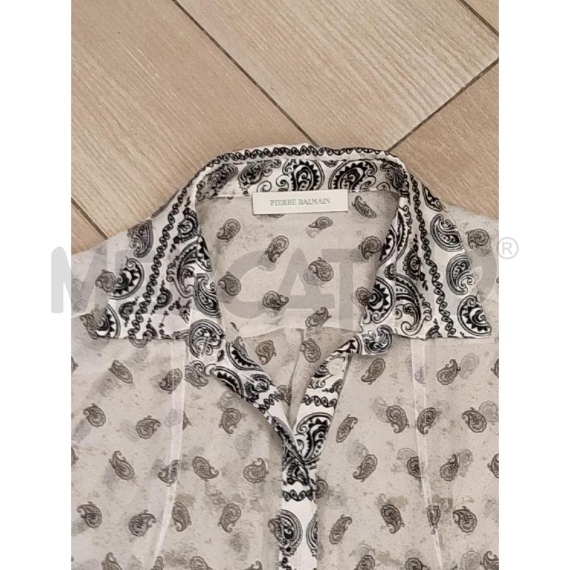 VESTITO DONNA BIANCO PIERRE BALMAIN SETA  | Mercatino dell'Usato Roma montemario 2