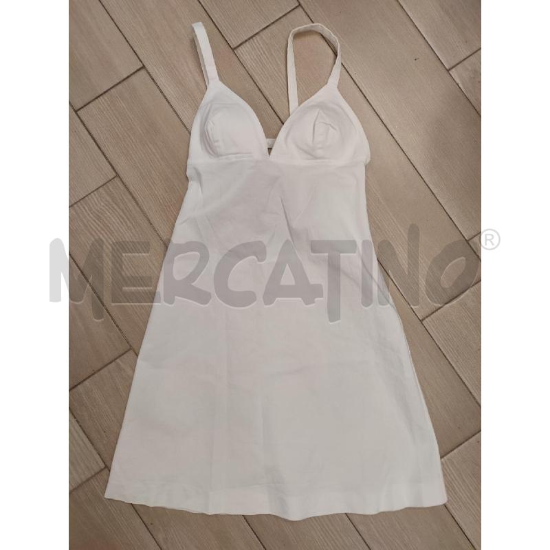 VESTITO DONNA BIANCO PRADA COPPE  | Mercatino dell'Usato Roma montemario 1