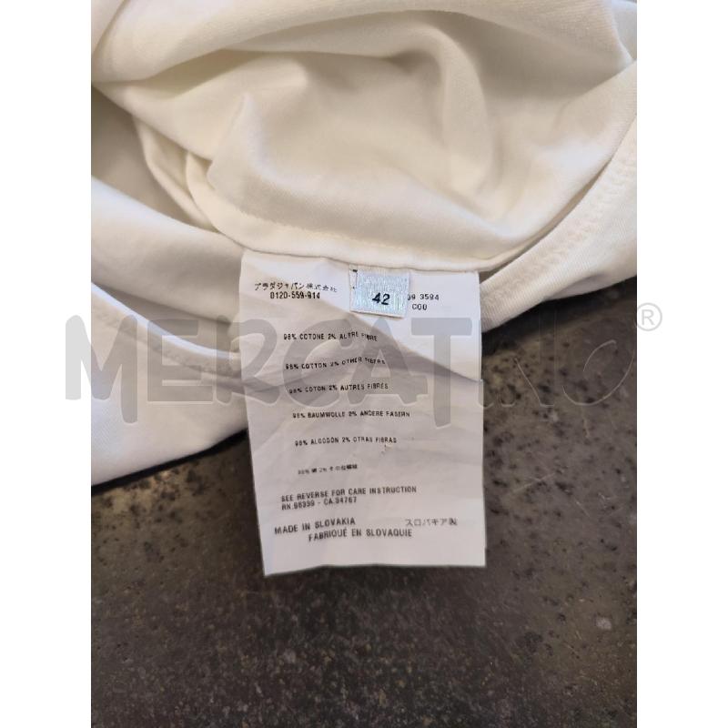VESTITO DONNA BIANCO PRADA COPPE  | Mercatino dell'Usato Roma montemario 2