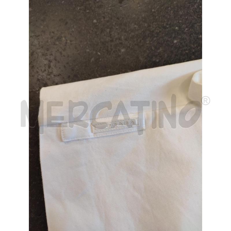 VESTITO DONNA BIANCO PRADA COPPE  | Mercatino dell'Usato Roma montemario 3