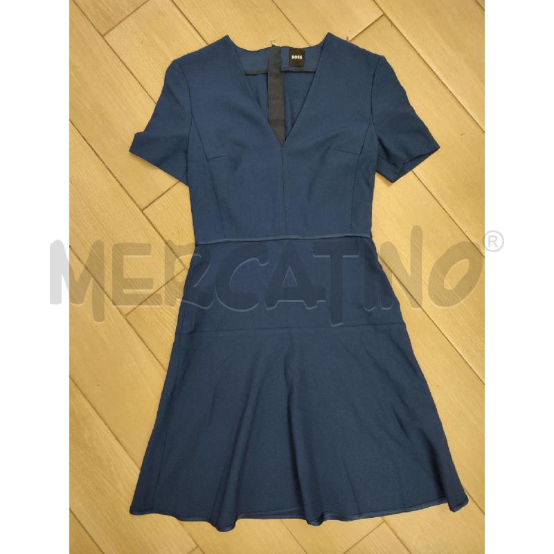 VESTITO DONNA BLU BOSS BALZE | Mercatino dell'Usato Roma montemario 1