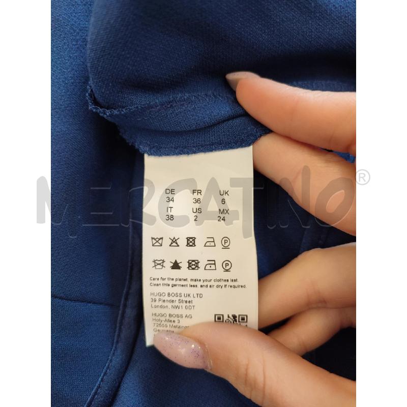 VESTITO DONNA BLU BOSS BALZE | Mercatino dell'Usato Roma montemario 3