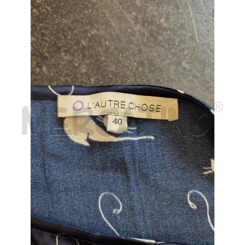 VESTITO DONNA BLU LAUTRECHOSE GATTI | Mercatino dell'Usato Roma montemario 2