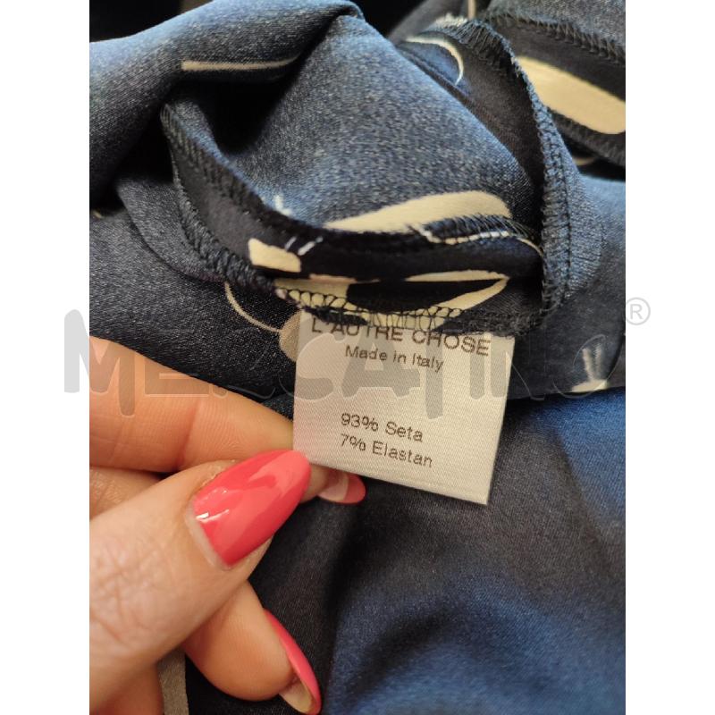 VESTITO DONNA BLU LAUTRECHOSE GATTI | Mercatino dell'Usato Roma montemario 3