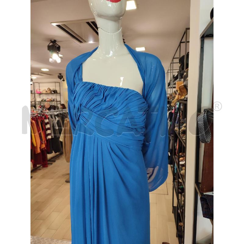 VESTITO DONNA BLU PRONOVIAS LUNGO + STOLA | Mercatino dell'Usato Roma montemario 3