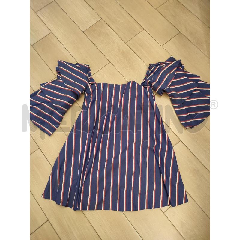 VESTITO DONNA BLU RIGHE CAROLINE CONSTAS | Mercatino dell'Usato Roma montemario 1