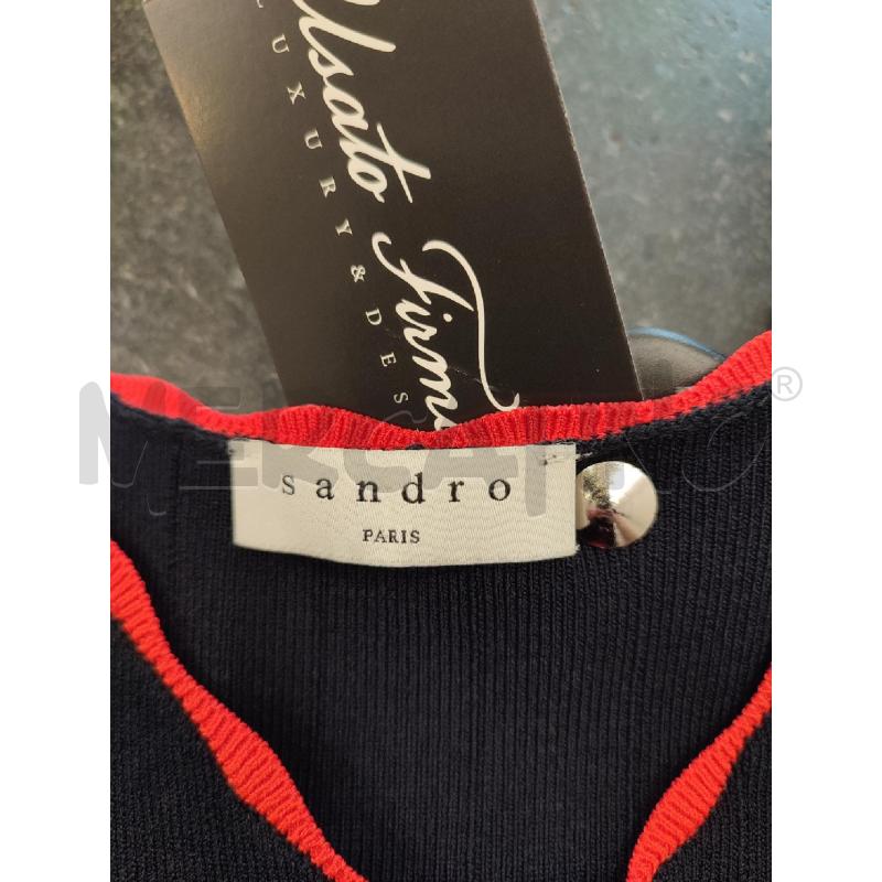 VESTITO DONNA BLU SANDRO BORDI ROSSI | Mercatino dell'Usato Roma montemario 2