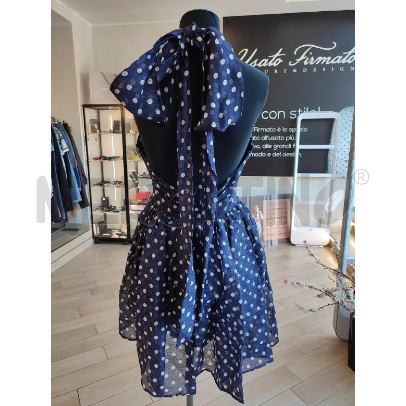 VESTITO DONNA BLU ZIMMERMANN POIS LINO E SETA | Mercatino dell'Usato Roma montemario 2