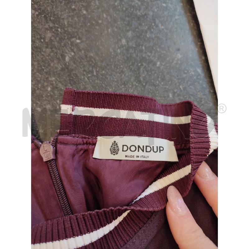 VESTITO DONNA BORDEAUX DONDUP  | Mercatino dell'Usato Roma montemario 3
