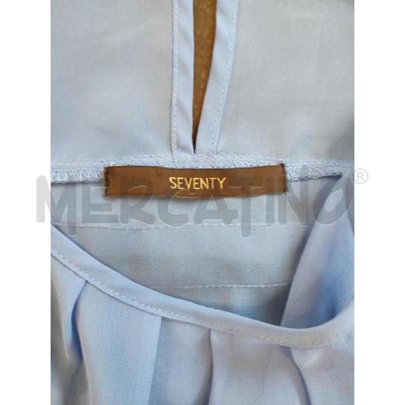 VESTITO DONNA CELESTE SEVENTY BALZE | Mercatino dell'Usato Roma montemario 2