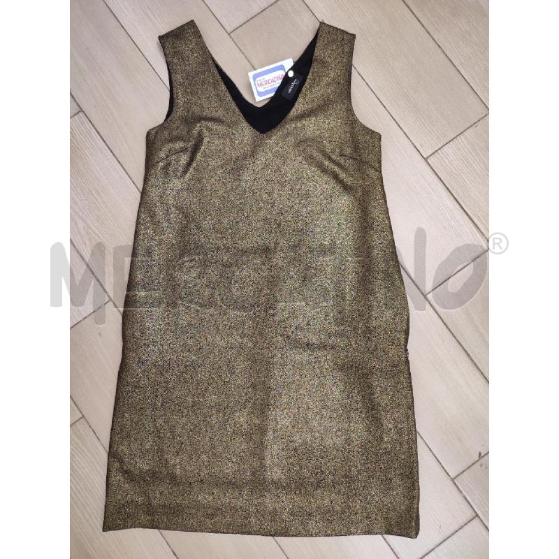 VESTITO DONNA DORATO OTTOD'AME  | Mercatino dell'Usato Roma montemario 1