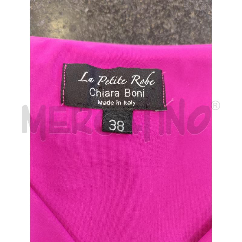 VESTITO DONNA FUCSIA CHIARA BONI DRAPPO | Mercatino dell'Usato Roma montemario 2