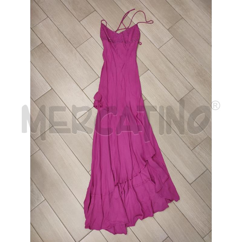 VESTITO DONNA FUCSIA GAI MATTIOLO STRASS | Mercatino dell'Usato Roma montemario 1