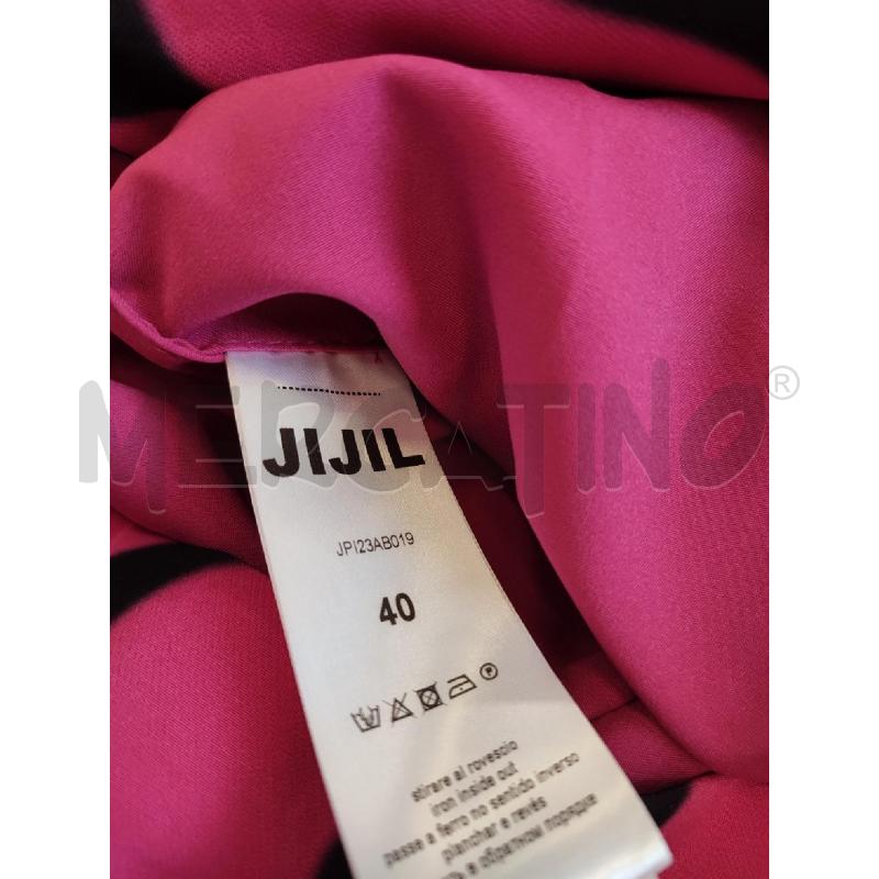 VESTITO DONNA FUCSIA JIJIL ONDE NERE | Mercatino dell'Usato Roma montemario 2