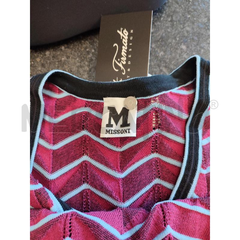 VESTITO DONNA FUCSIA MISSONI NERO | Mercatino dell'Usato Roma montemario 2