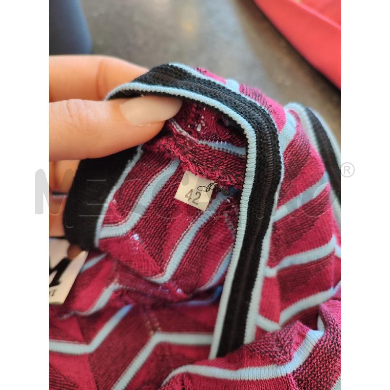 VESTITO DONNA FUCSIA MISSONI NERO | Mercatino dell'Usato Roma montemario 3