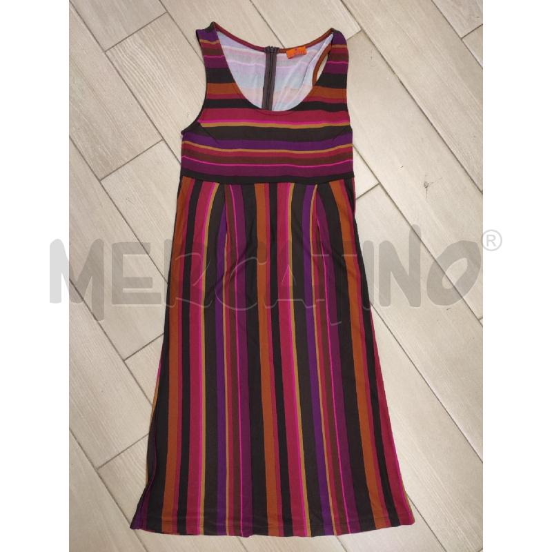 VESTITO DONNA GALLO COLORATO RIGHE | Mercatino dell'Usato Roma montemario 1