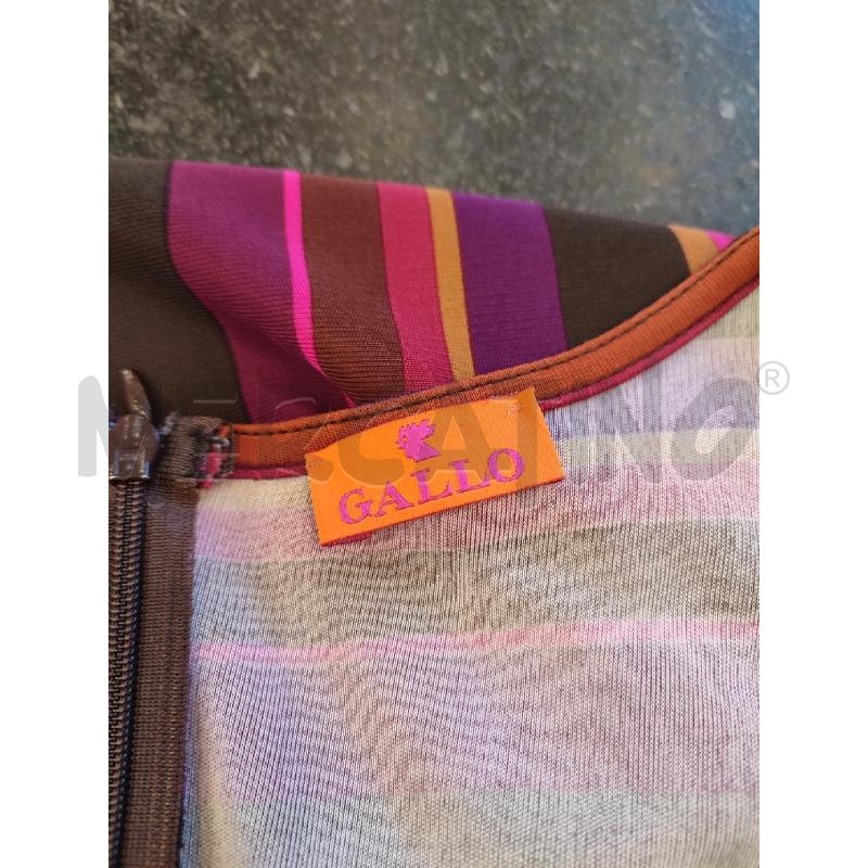 VESTITO DONNA GALLO COLORATO RIGHE | Mercatino dell'Usato Roma montemario 2