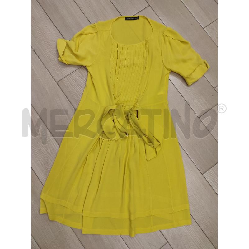 VESTITO DONNA GIALLO BALENCIAGA SETA | Mercatino dell'Usato Roma montemario 1