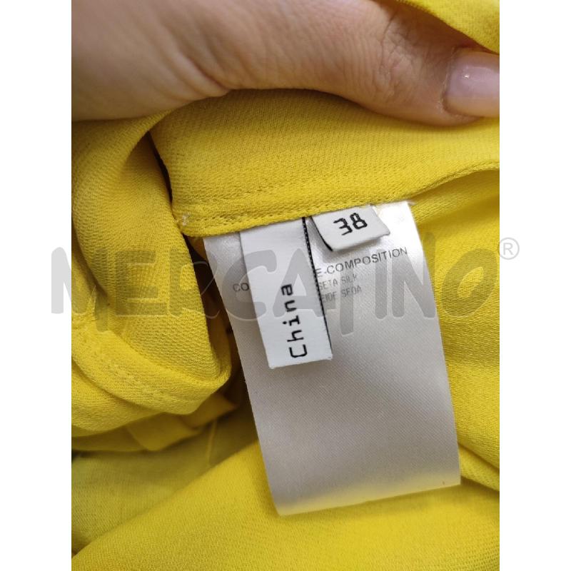 VESTITO DONNA GIALLO BALENCIAGA SETA | Mercatino dell'Usato Roma montemario 3