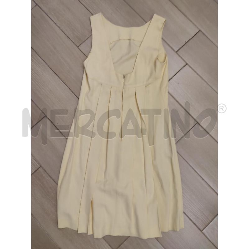 VESTITO DONNA GIALLO MOSCHINO | Mercatino dell'Usato Roma montemario 1