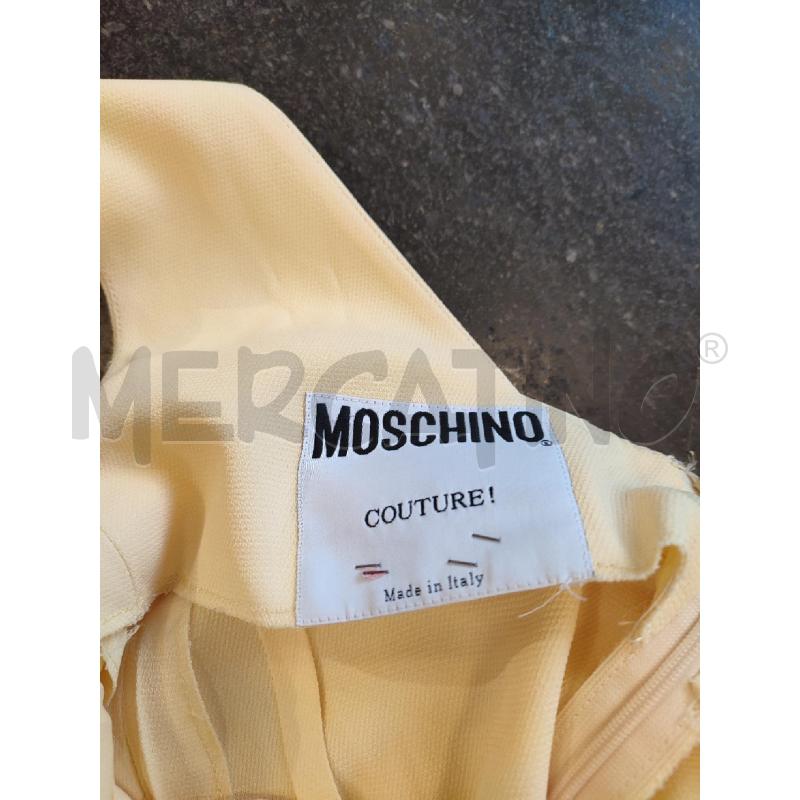 VESTITO DONNA GIALLO MOSCHINO | Mercatino dell'Usato Roma montemario 3