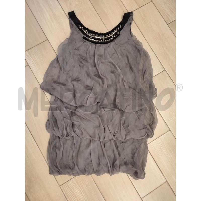 VESTITO DONNA GRIGIO ALBERTA FERRETTI | Mercatino dell'Usato Roma montemario 1