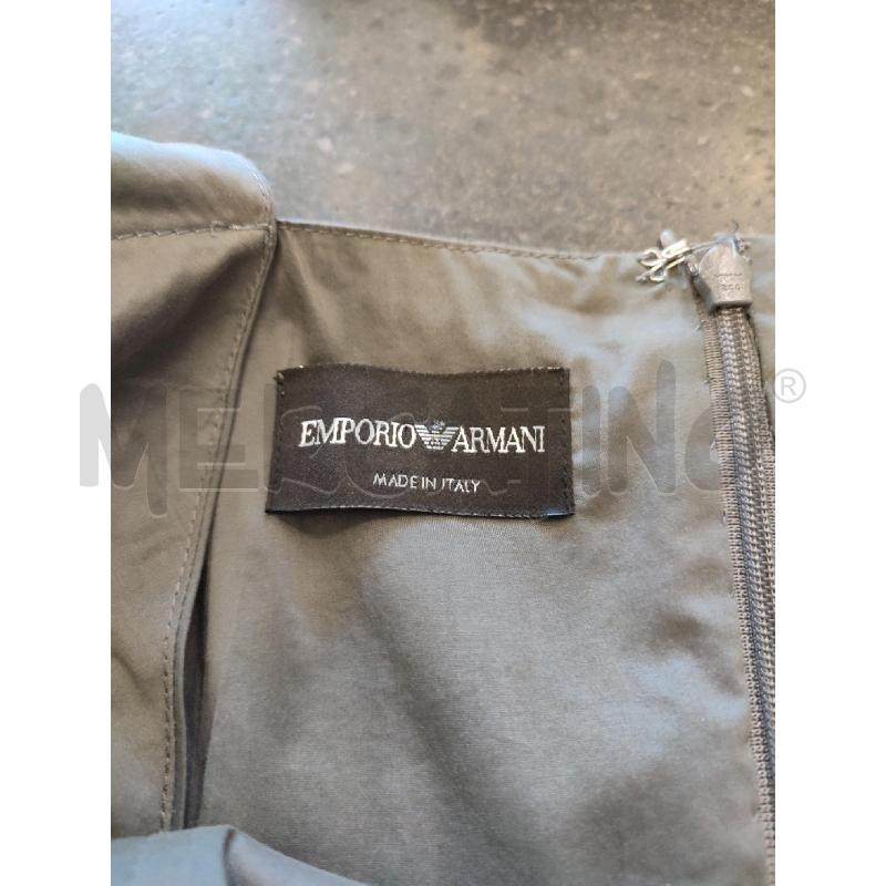 VESTITO DONNA GRIGIO RIGHE EMPORIO ARMANI | Mercatino dell'Usato Roma montemario 2