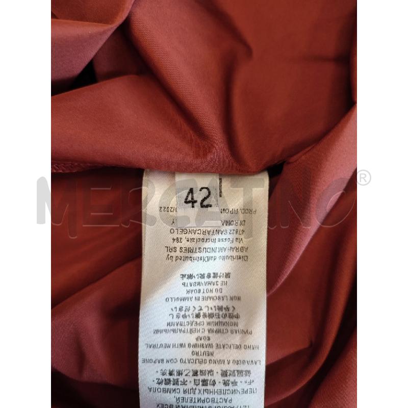 VESTITO DONNA MARRONE LIVIANA CONTI | Mercatino dell'Usato Roma montemario 3