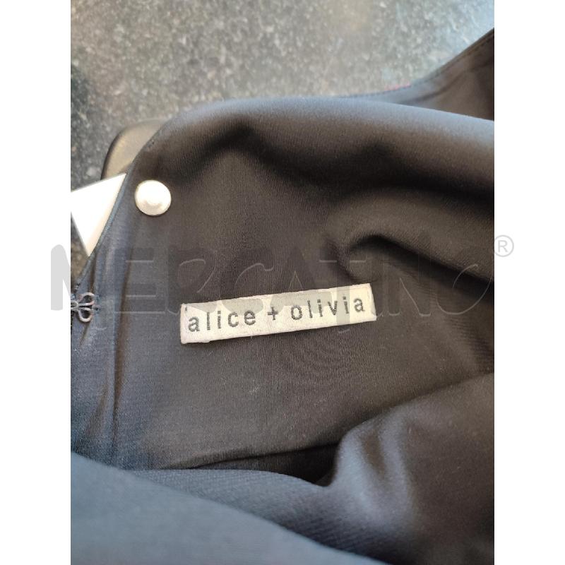 VESTITO DONNA NERO ALICE+OLIVIA FANTASIA ROSSA | Mercatino dell'Usato Roma montemario 2