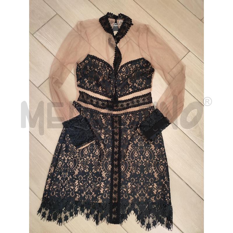 VESTITO DONNA NERO BEIGE FOR LOVE AND LEMONS1 | Mercatino dell'Usato Roma montemario 1