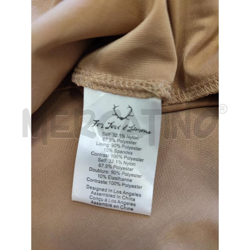 VESTITO DONNA NERO BEIGE FOR LOVE AND LEMONS1 | Mercatino dell'Usato Roma montemario 3