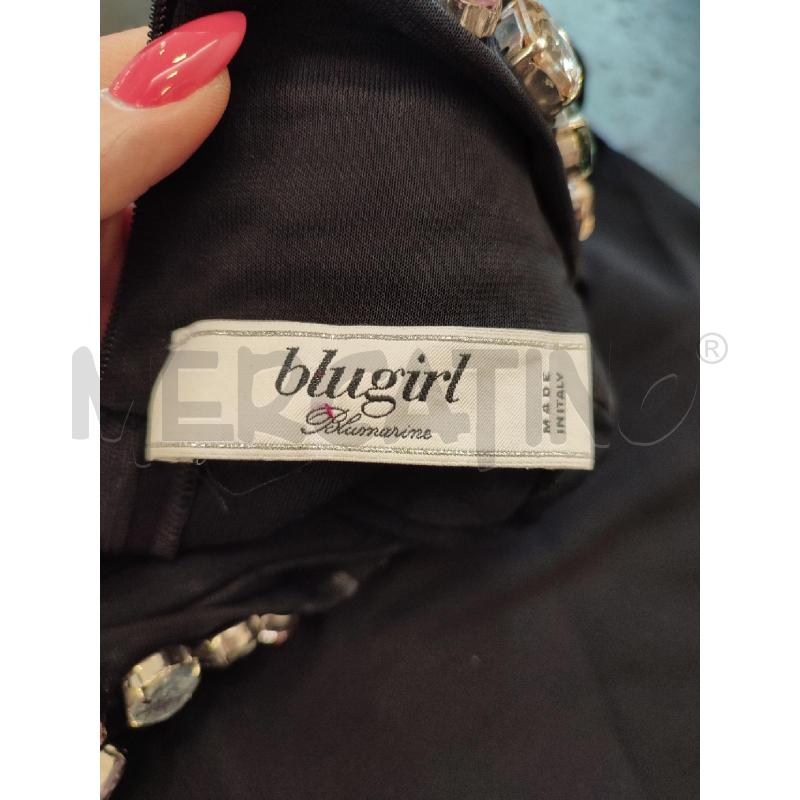 VESTITO DONNA NERO BLUGIRL COLLO PIETRE | Mercatino dell'Usato Roma montemario 3