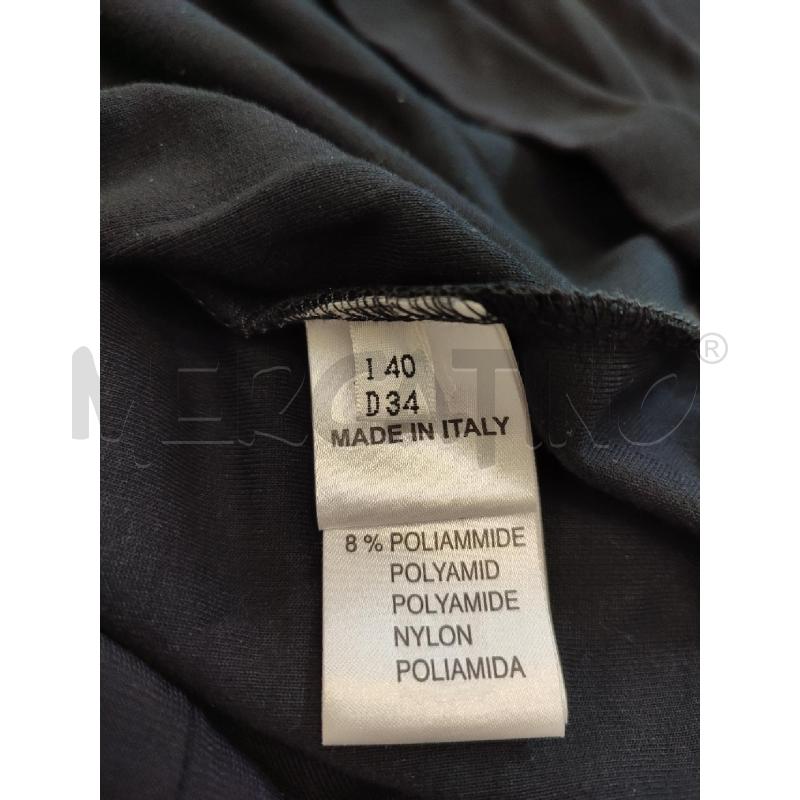 VESTITO DONNA NERO BLUGIRL COLLO PIETRE | Mercatino dell'Usato Roma montemario 4