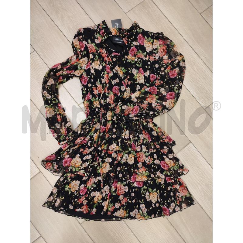 VESTITO DONNA NERO BLUMARINE FIORI | Mercatino dell'Usato Roma montemario 1