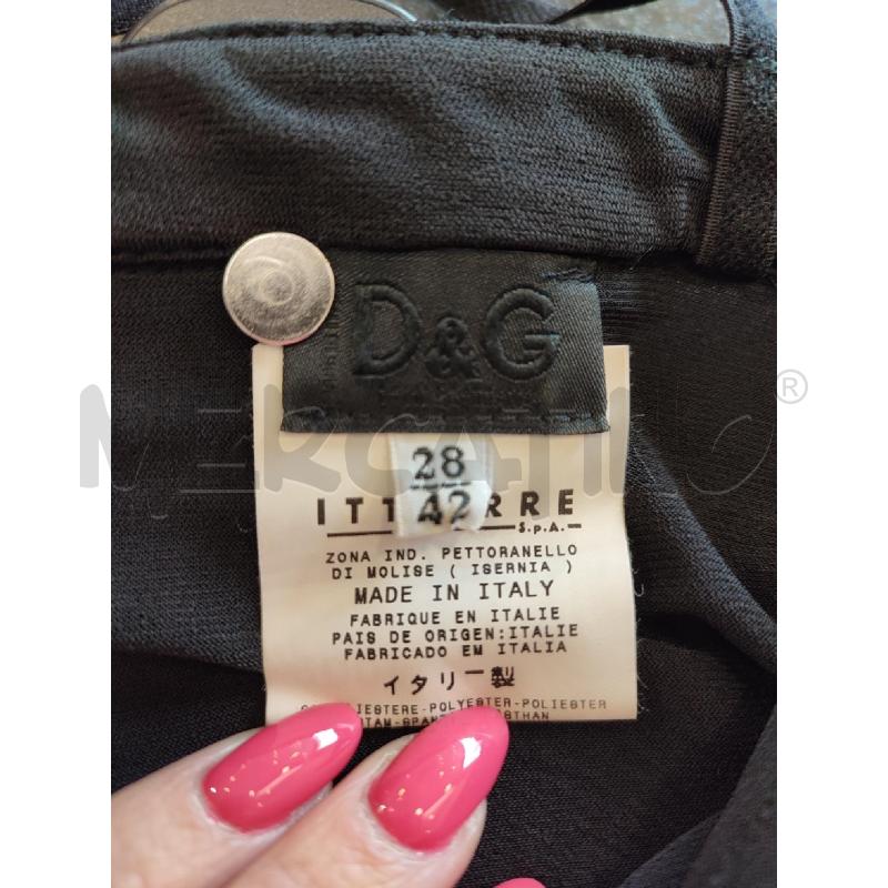 VESTITO DONNA NERO D&G BORDO PAILLETTES | Mercatino dell'Usato Roma montemario 3