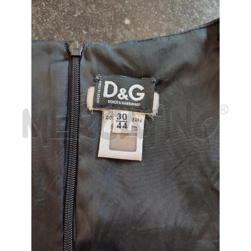 VESTITO DONNA NERO D&G TUBINO | Mercatino dell'Usato Roma montemario 2