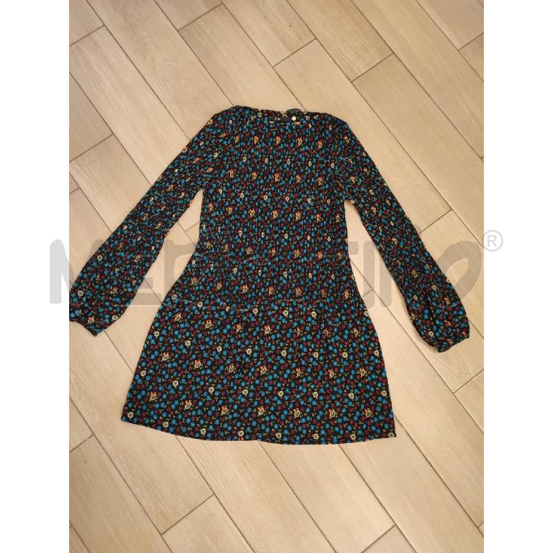 VESTITO DONNA NERO FIORELLINI MAJE | Mercatino dell'Usato Roma montemario 1
