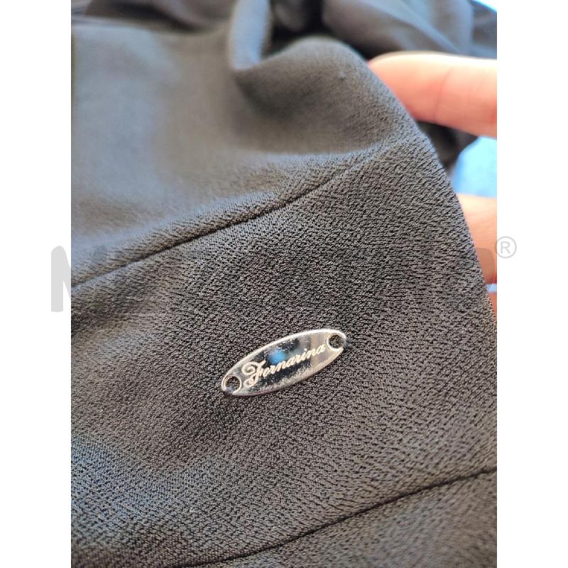 VESTITO DONNA NERO FORNARINA VELATO SOPRA | Mercatino dell'Usato Roma montemario 2