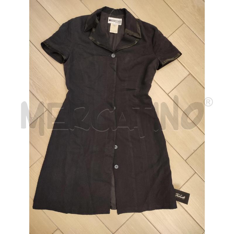 VESTITO DONNA NERO MISSELECI LES COPAINS | Mercatino dell'Usato Roma montemario 1
