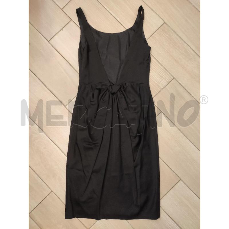 VESTITO DONNA NERO MOSCHINO FIOCCO DIETRO | Mercatino dell'Usato Roma montemario 1