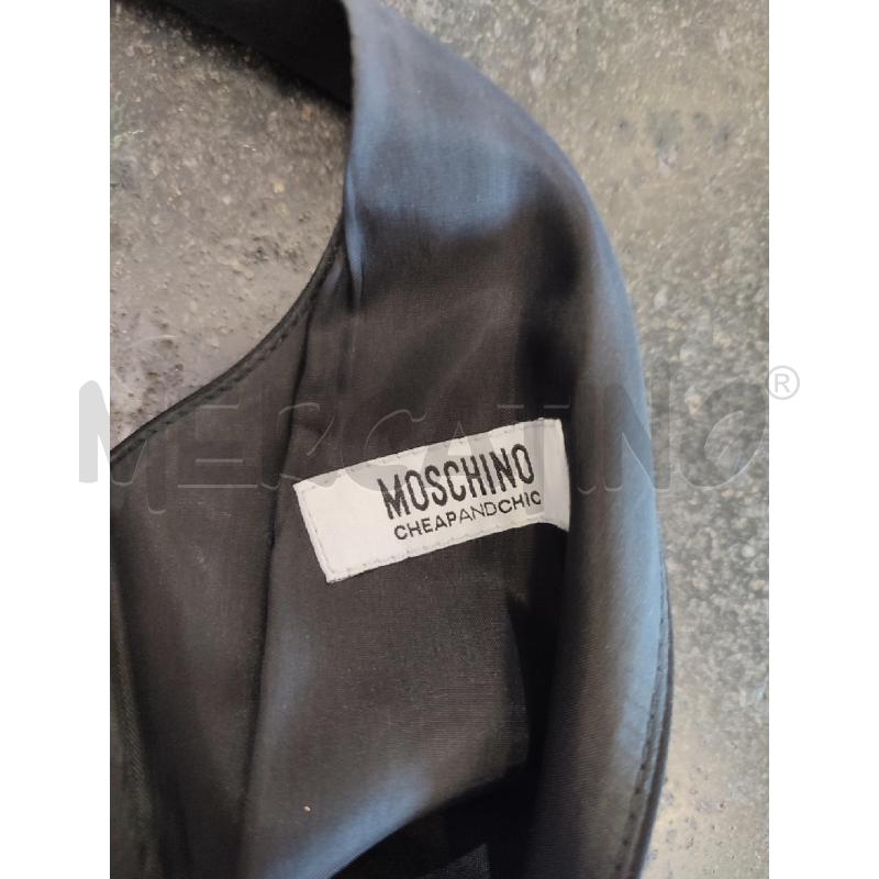 VESTITO DONNA NERO MOSCHINO FIOCCO DIETRO | Mercatino dell'Usato Roma montemario 2