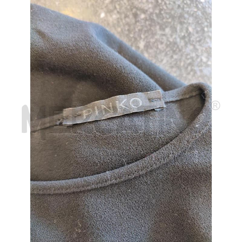 VESTITO DONNA NERO PINKO MANICHEAMPIE | Mercatino dell'Usato Roma montemario 2