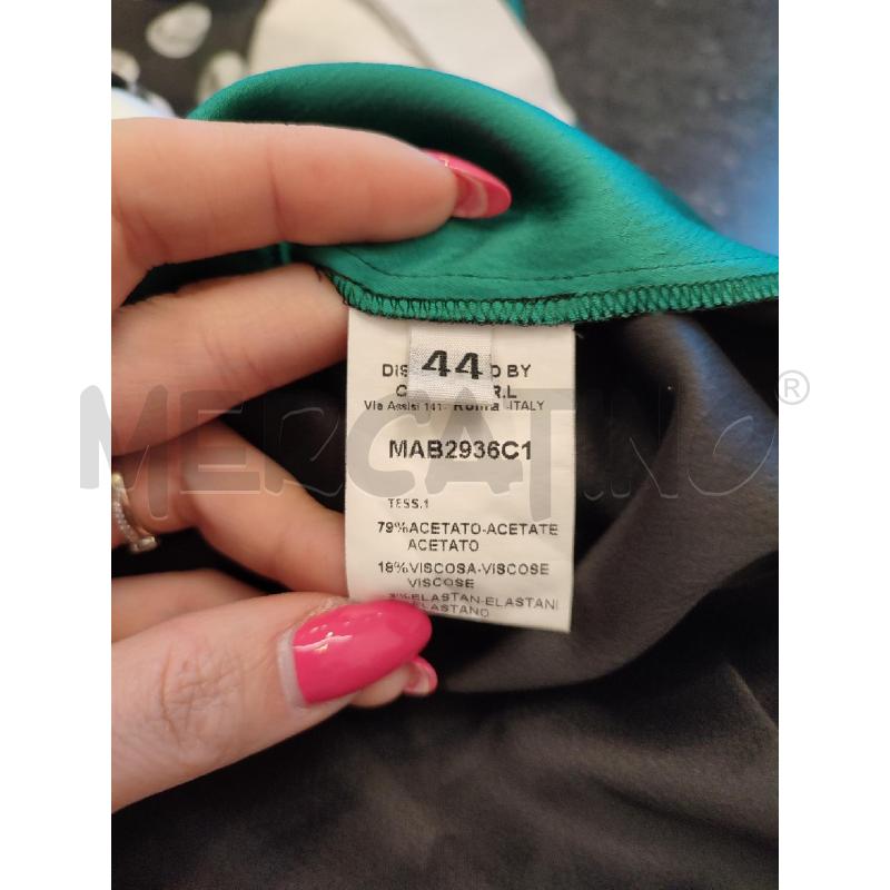 VESTITO DONNA NERO POIS PIANURA STUDIO | Mercatino dell'Usato Roma montemario 2
