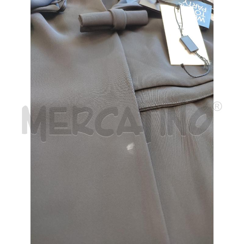 VESTITO DONNA NERO RETROFETE FIOCCHETTI | Mercatino dell'Usato Roma montemario 4