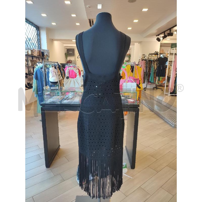 VESTITO DONNA NERO SANDRO FRANGE | Mercatino dell'Usato Roma montemario 2