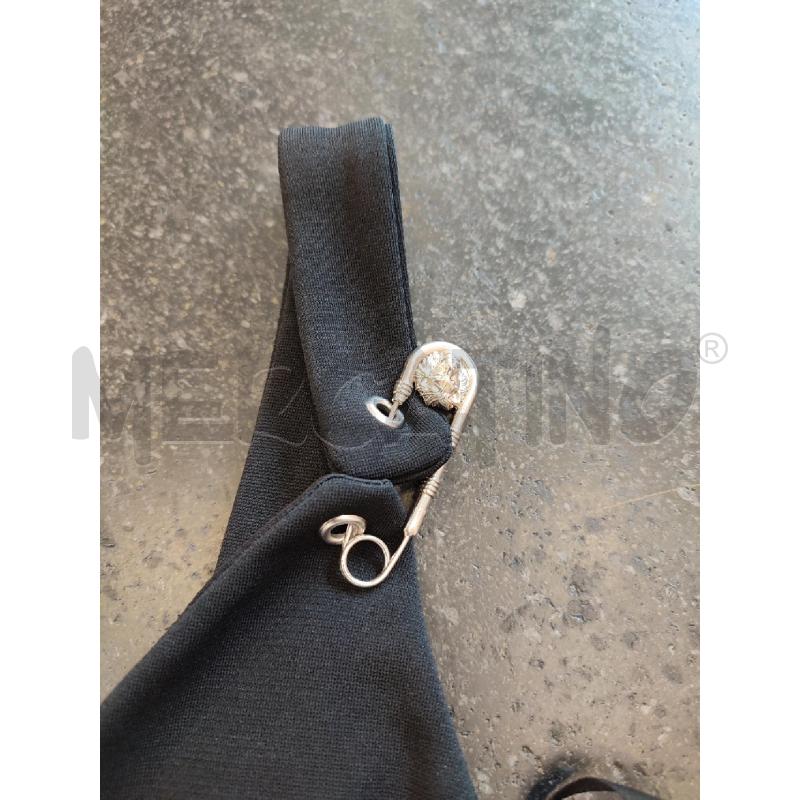 VESTITO DONNA NERO VERSUS TUBINO | Mercatino dell'Usato Roma montemario 2