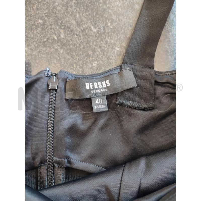 VESTITO DONNA NERO VERSUS TUBINO | Mercatino dell'Usato Roma montemario 3